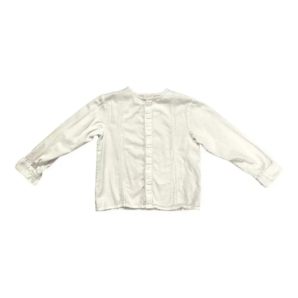 Gocco | Girl’s White Button Down Blouse (5-6 yrs)